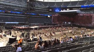 MetLife Stadium section 117 row 18 One Direction 8/6/2014