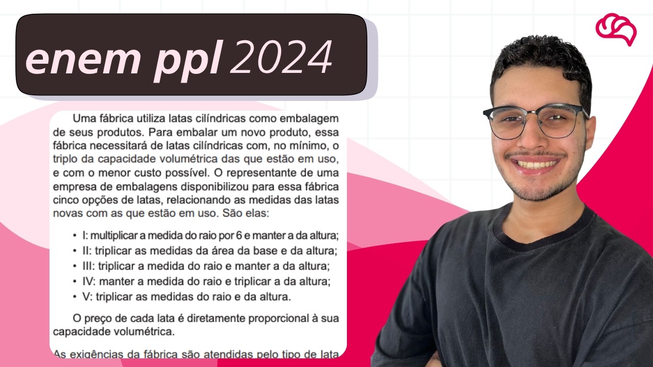 Resolução em Vídeo — Questão 172 ENEM 2024 PPL