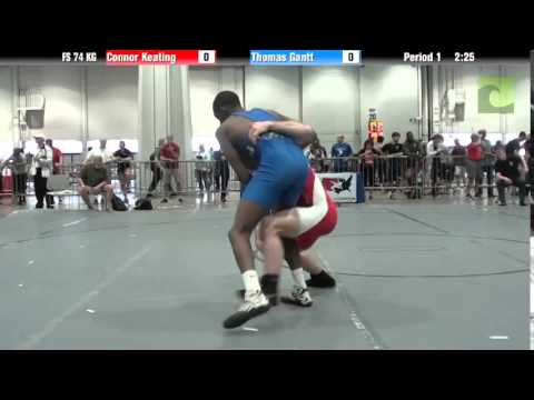 Mens FS FS 74 KG - Connor Keating vs. Thomas Gantt