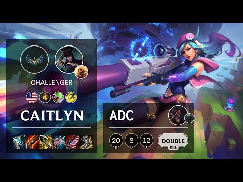 Caitlyn ADC vs Lucian - NA Challenger Patch 12.5