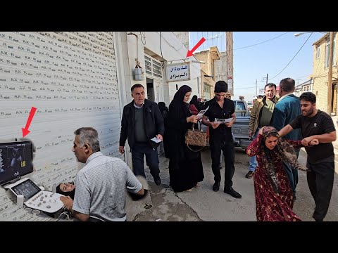 Ayas took his wife Maryam to doctor for an ultrasound of her twins at eight months old(Kohrig family