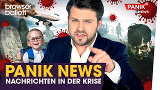 Nachrichten in der Krise Panik News