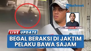 Aksi Begal Motor di Cipayung Jaktim Terekam CCTV, Korban Ditodong Sajam, Pelaku Kabur ke Arah Bekasi