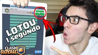COMO LOTAR UM CLÃ EM APENAS 1 SEGUNDO NO CLASH ROYALE!
