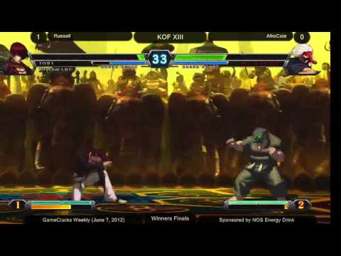 Russell vs AfroCole  - Winners Finals - KOF XIII - Thursdays @ GameClucks - GCFGL Week Fourteen