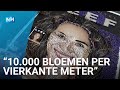 Bijzonder: bloemenmozaïek ter ere van Bibian Mentel