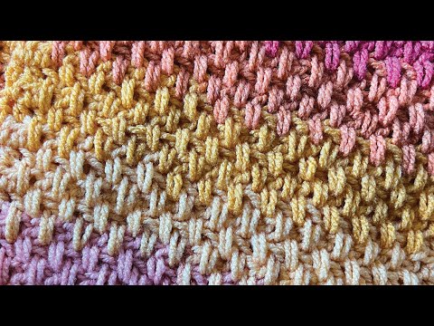 Left Hand Basket Weave Stitch