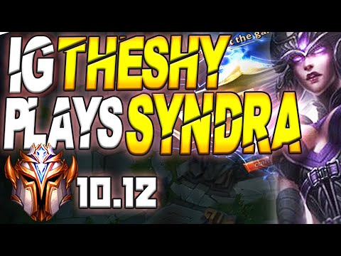 IG TheShy Plays Syndra Top Lane vs Fiora - 10.12