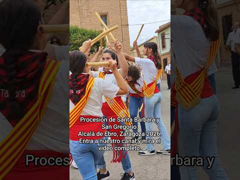 SANTA BÁRBARA Y SAN GREGORIO 2026. #zaragoza #españa #procesiones #tradiciones #america #europa #fe