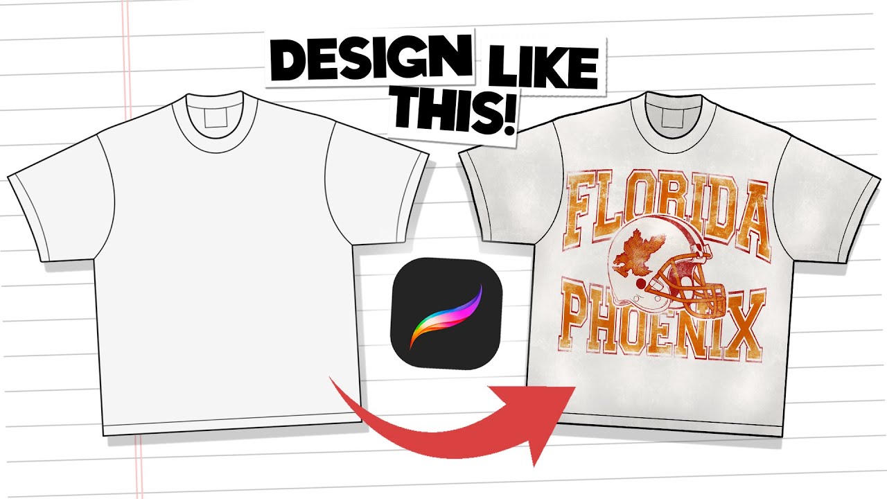 How I Use PROCREATE to DESIGN Clothes (Beginner Friendly!)