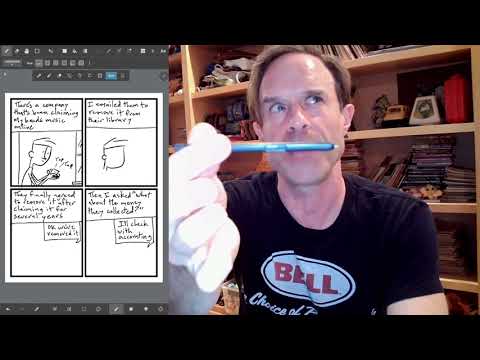How I draw my daily webcomic on my website