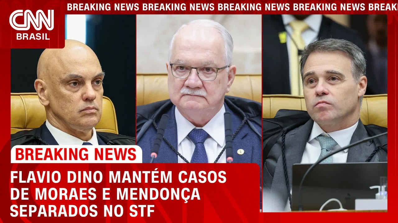 Fachin vota para manter casos Moraes e Mendonça separados no STF | CNN 360°
