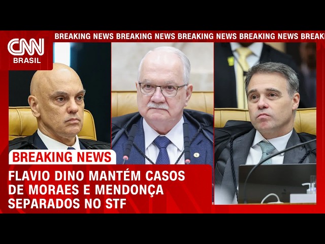 Fachin vota para manter casos Moraes e Mendonça separados no STF | CNN 360°