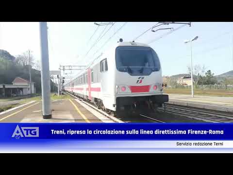 Treni, ripresa la circolazione sulla linea direttissima Firenze-Roma