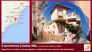 preview picture of video '3 dormitorios 2 baños Villa se Vende en La Aparecida, Murcia, Spain'