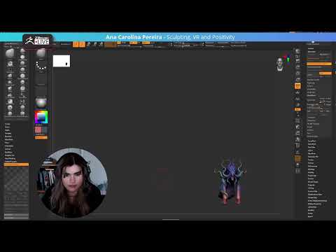 Sculpting, VR & Positivity - Ana Carolina Pereira - ZBrush 2022