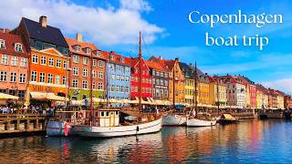 4K Copenhagen Boat Tour 🇩🇰 | Scenic Cruise Through Denmark’s Capital