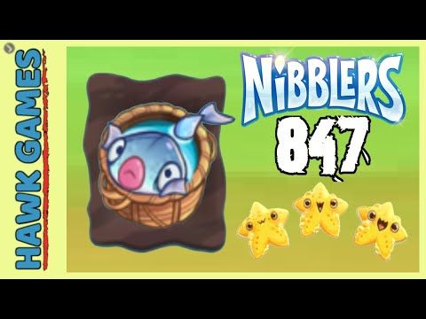 Fruit Nibblers Level 847 - 3 Stars Walkthrough, No Boosters