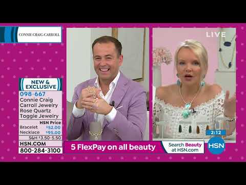 Connie Craig Carroll Jewelry AnnaBelle Rose Quartz Toggl...