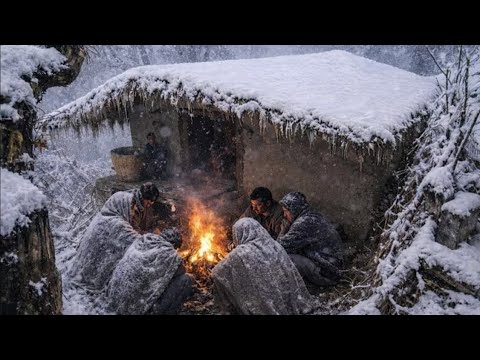 Best Life in A Himalayan Shepherd’s During The Snowfall | Most Relaxing | Village Documentary Video 