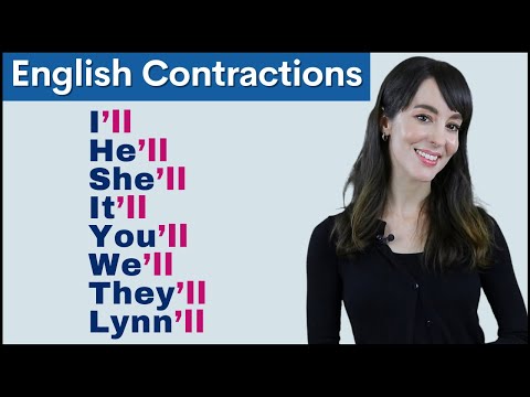 WILLで学ぶ短縮形｜発音と文法 (Learn Contractions using WILL | Pronunciation and Grammar)