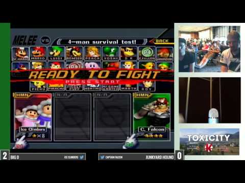 Toxicity 2016 Melee - VSB CACAW | Big D (ICs) vs Junkyard Hound (Falcon) - Loser's Finals