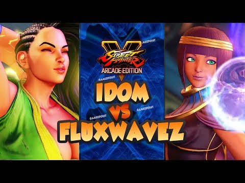 IDOM [Laura] vs FLUXWAVE [Menat] - Ranked - February 2018 - SFV Arcade Edition