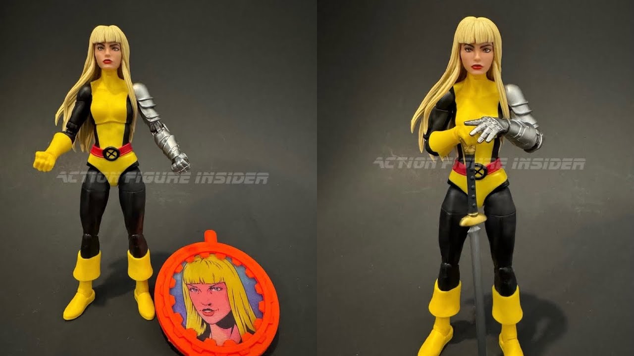 New Marvel Legends Secret Wars Magik action figure in hand images by Action Figure Insider 