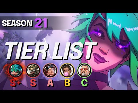 NEW LEGENDS TIER LIST for Season 21 - BEST and WORST Legends - Apex S21 Meta Guide