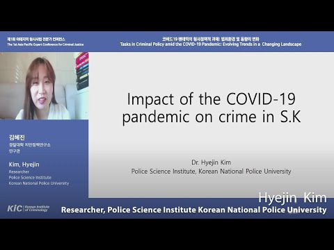 [APECCJ2020] Impact of the COVID-19 pandemic on crime in S.K
