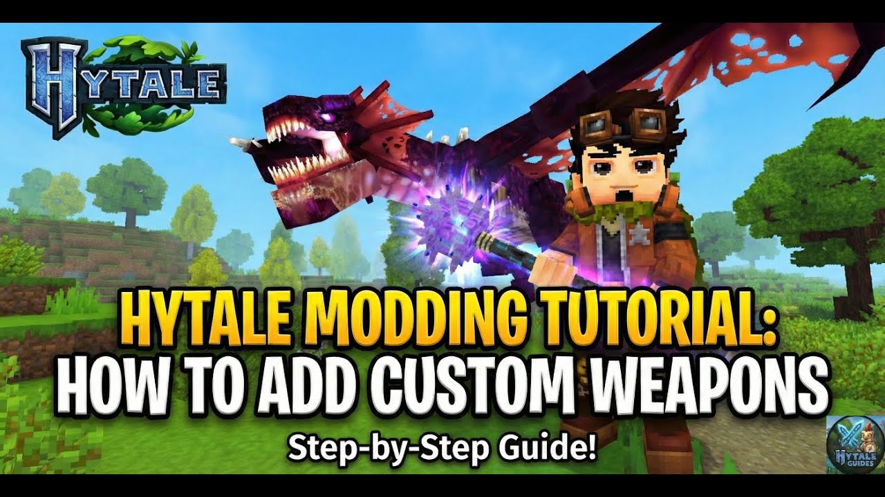 Hytale Modding Tutorial : How to Add Custom Weapons
