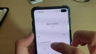 Galaxy S10 / S10+: How to Lock / Unlock a Samsung Notes Memo