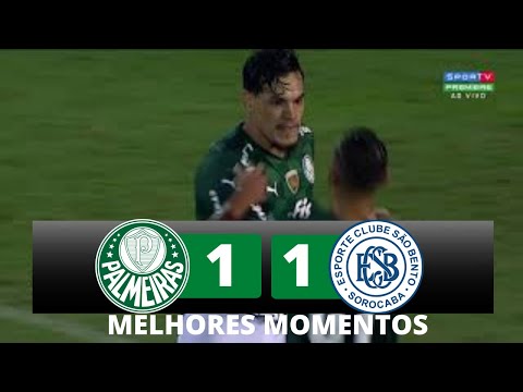 Palmeiras  1 x 1 São bento   Melhores Momentos   Campeonato Paulista 24 03 2021