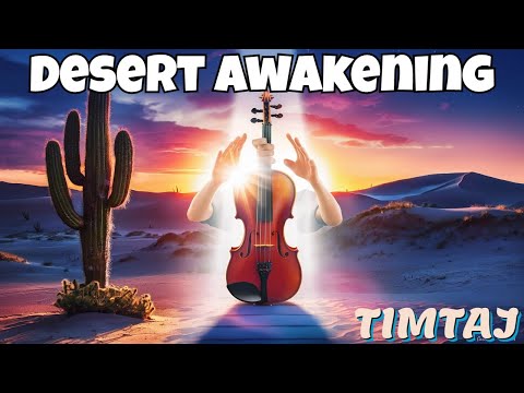 Desert Awakening by TimTaj: Magical Violin Music 🎻✨ | Sunrise Over the Desert