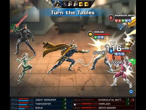 M:AA SO 28.1 Boss - TaskMaster vs. Ant-Man, Whiplash, and Exoskeletal Battletank