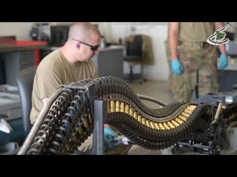Reloading of F16 Fighter Jet 20 mm Ammo