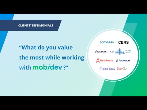 Learn why MobiDev clients trust and value their collaboration with us.