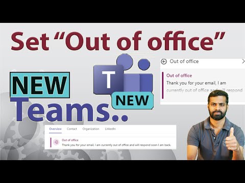 Out Of Office from New Teams, Sync with Outlook Automatic Reply, An easy and quick way to set OOO.