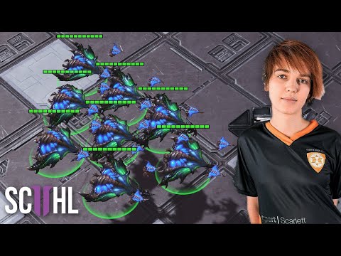 Scarlett's SURPRISE BROOD LORDS - Starcraft 2: Scarlett vs. Cure