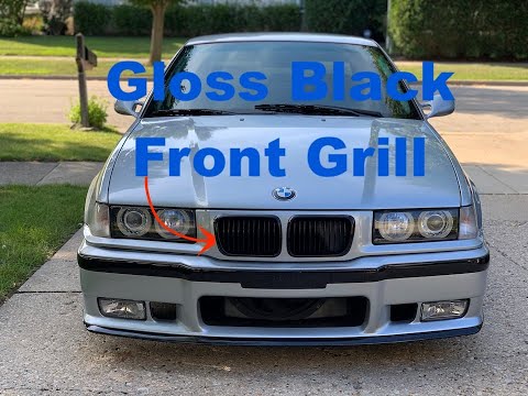 Project E36 M3 Episode 1:  DIY Gloss Black Front Grill