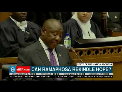 Can Ramaphosa rekindle hope ?