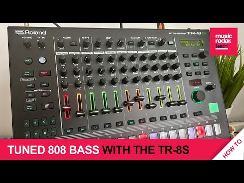 How to create tuned 808 basslines with the Roland TR-8S