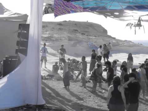 Goa Gil - Live at Governors Beach 2013 (cyprus) Finishing of the event