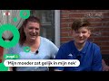 Gio zag zijn moeder voor het eerst in twee maanden