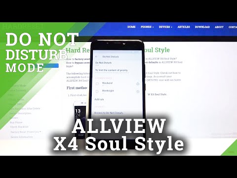 How to Use Do Not Disturb Mode on ALLVIEW X4 Soul Style – Activating DND
