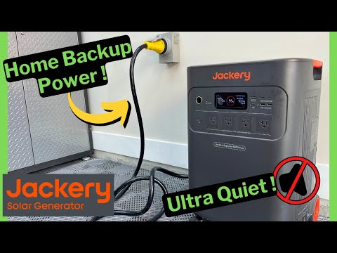 Home Backup Power | Jackery Solar Generator 5000 Plus | Install + Review