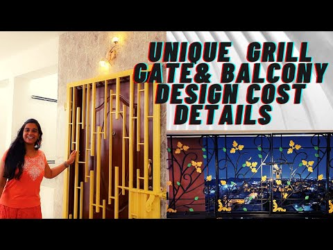 Unique decorative grill gate & balcony safety gates