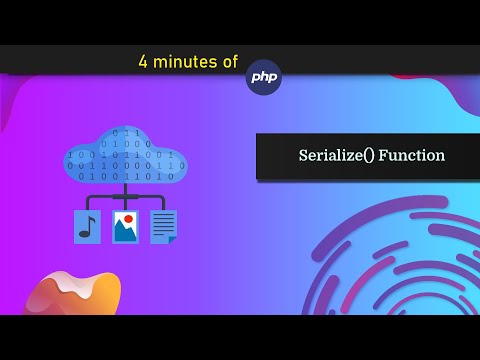 Serialize() Function Important to Serialize Data - In 4 Minutes
