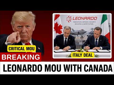 BREAKING: Leonardo Signs Major Critical Minerals Agreement With Canada