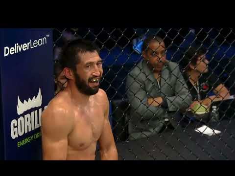 Arman Ospanov gives up after round 2 against Dylan Salvador! FULL FIGHT EAGLE FC 44